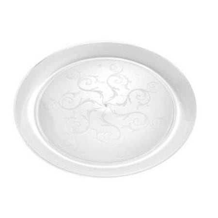 Fineline Settings Fineline Settings 306 Savvi Serve 6.25 in. Clear Plate 306